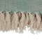 Hello Honey® 60" Multicolor Striped Woven Cotton & Linen Throw with Fringe